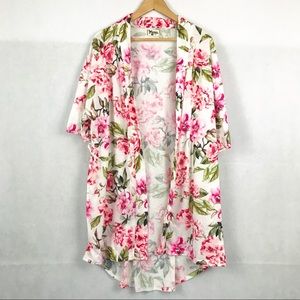 SHOW ME YOUR MUMU Women's One Size Kimono Style Robe Floral Print Loungewear